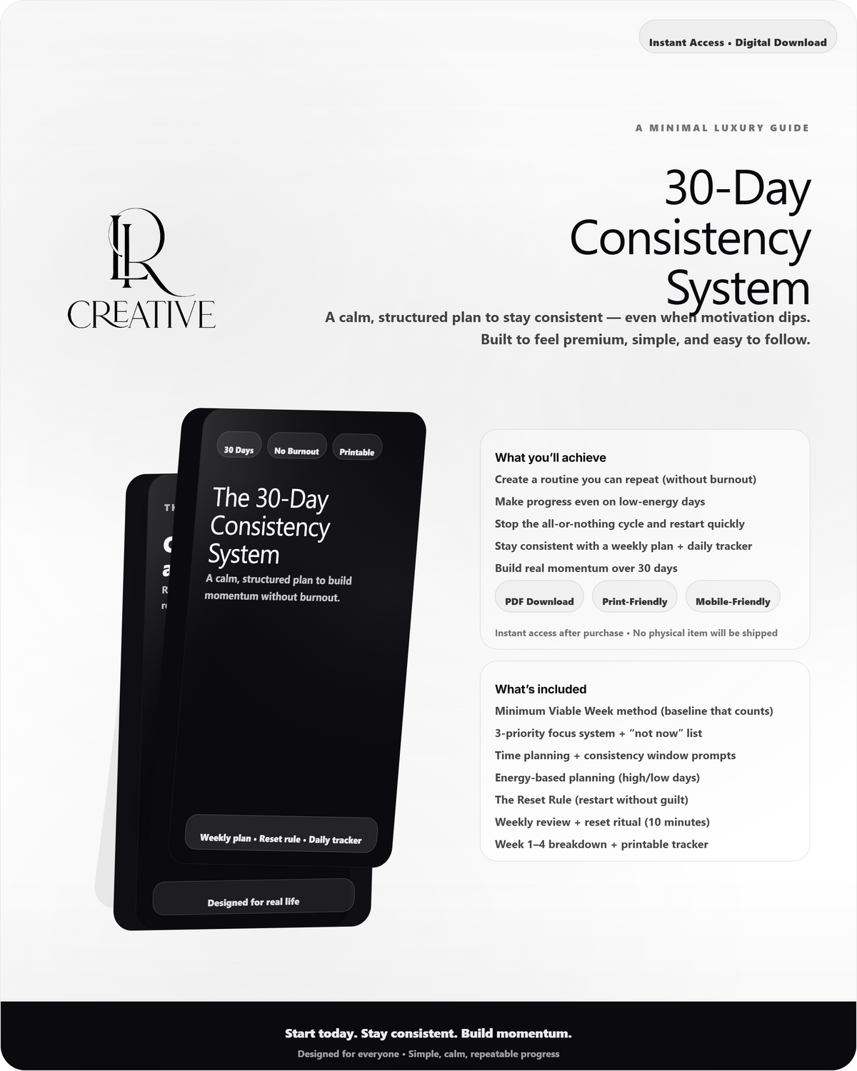 The 30-Day Consistency System