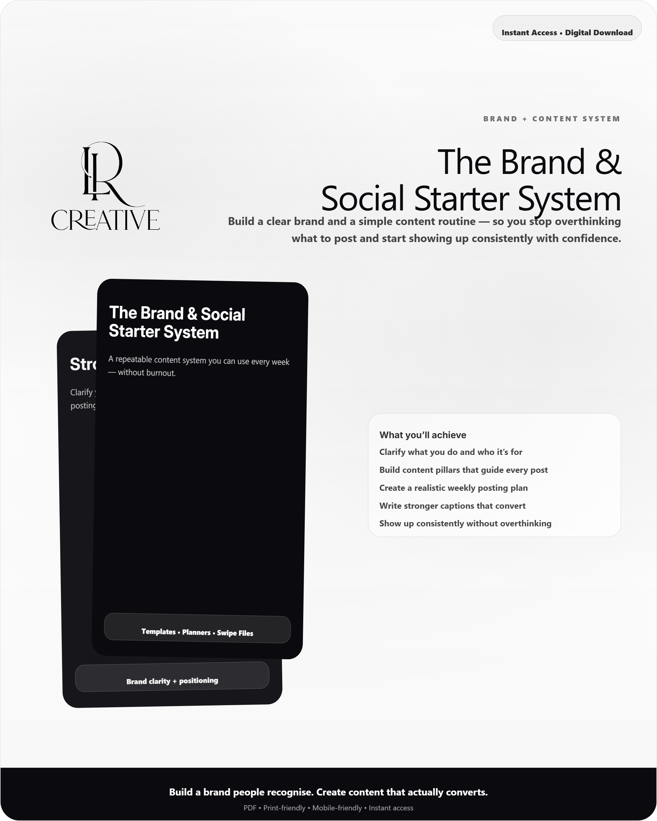 The Brand & Social Starter System