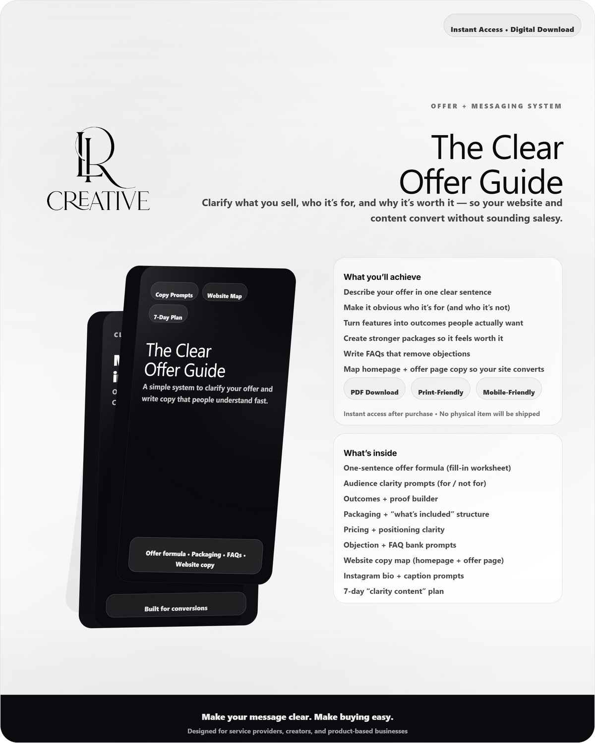 The Clear Offer Guide